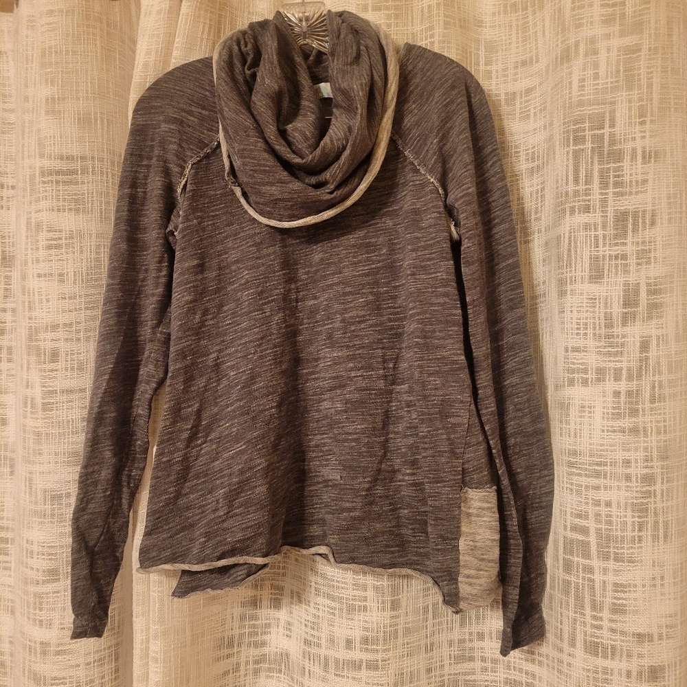 Free People Beach Cotton Cocoon Cowl Pullover